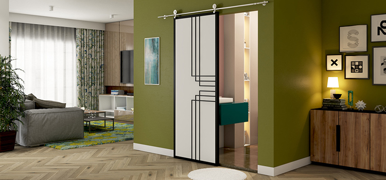 sliding bathroom door installation in Chowchilla